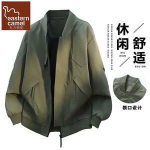 
Oriental Camel New American Retro Flight Jacket Men's Spring and Autumn Mountain Stand Collar Workwear Jacket