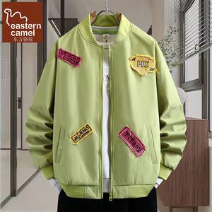 
Oriental Camel American Badge Patch Flying Baseball Uniform for Men Spring Youth Loose Handsome Jacket Jacket for Men