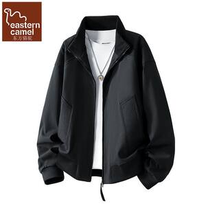 
Oriental Camel American Flight Work Jacket Men's Spring and Autumn Trendy Brand Loose Casual Retro Baseball Jacket