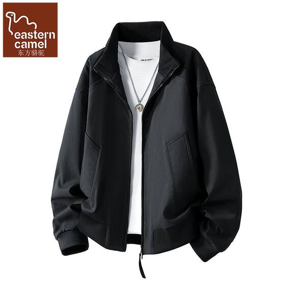 
Oriental Camel American Flight Work Jacket Men's Spring and Autumn Trendy Brand Loose Casual Retro Baseball Jacket