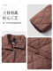 Romon's small mother's autumn and winter thin cotton jacket 50 years old 60 cotton jacket middle-aged and elderly women's winter down cotton jacket