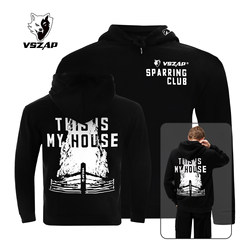VSZAP boxing home fighting sports fitness professional sweatshirt cotton training clothes Muay Thai boxing MMA kickboxing