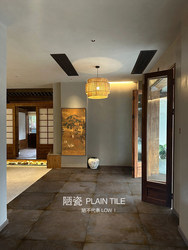 Porcelain National Style Cement Tiles Retro Tiles New Chinoiserie Tea Restaurant Chain Store Non-Slip Wall Floor Tiles B&B Garden Tiles