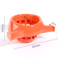 Household Thickened Mop Bucket with Wheels, Plastic Rotating Wringer Bucket, Single Bucket Manual Squeeze Water Bucket, Floor Mop Bucket