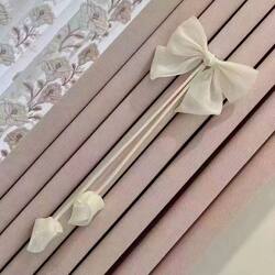 2023 New Three-Dimensional Mesh Flower Design with Built-In Pins, No-Nail Curtain Tiebacks, Side Decorations