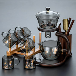 Tea Set for Lazy People, Glass Teapot and Teacups, High-End Home Use, 2025 New Model, Automatic Magic Tool