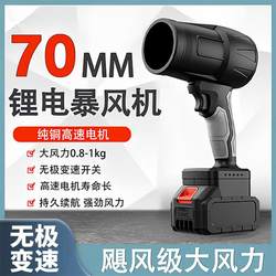 Oudeli Lithium Battery Turbo Blower 2025 Model Storm Blower for Car Washing Industrial Grade Snow Blowing Handheld Powerful Blower