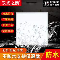 Bathroom Light 600×600 Integrated Ceiling Panel Light 30×30×60 Car Wash Light Swimming Pool Moisture-Proof and Waterproof Light