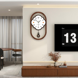 Vintage Style Wall Clock for Living Room 2026 New Model Modern Minimalist Creative Clock Wall-Mounted Light Luxury High-End Decorative Clock