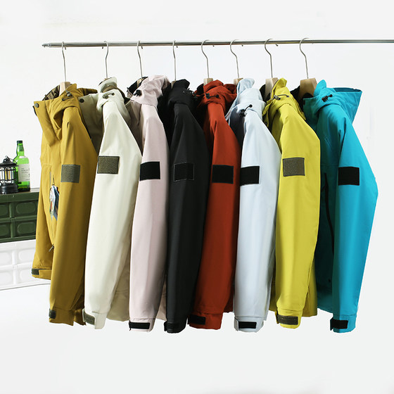 
Graphene double temperature lock! Sheep wool filling! Trendy outdoor water-repellent hooded warm cotton jacket for winter couples