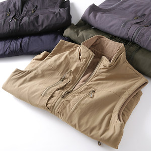 
Nordic beef! Outdoor functional style! Wearable on both sides! Warm fleece stand-alone vest for men in autumn and winter