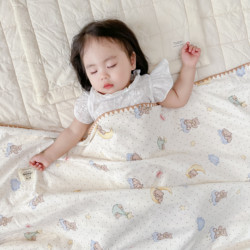 Baby Quilt, Pure Cotton Gauze, Summer Cool Quilt, Thin Quilt, Newborn Kids Nap Blanket, Baby Special Cover Blanket, Beanie Blanket