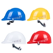 Bạn đang đội một chiếc mũ bảo hiểm nhẹ chống va chạm, mũ bảo hộ lao động công nhân xưởng lắp đặt máy móc ô tô thoáng khí?
