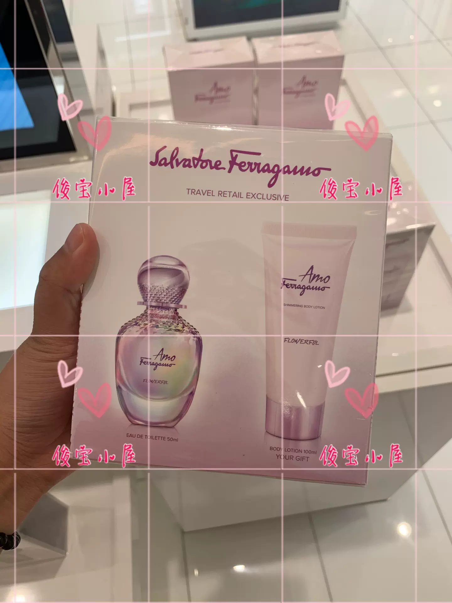 FERRAGAMO Amo 我爱菲拉格慕女士香水50ml+100ml身体乳-Taobao