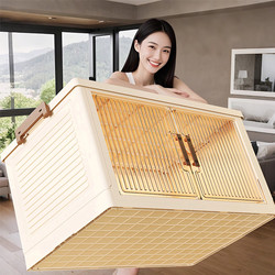 Storage Box for Household Clothes and Quilts, Large-Capacity Toy and Snack Dust-Proof Multi-Layer Storage Folding Storage Cabinet