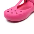 2024 Mới Retro Mary Jane Crocs Y Tá Chuyên Nghiệp Giày Sandal Nữ Chống Trơn Trượt Giày Đi Biển Dày Jelly Giày