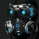 Cyberpunk mask battle 03 gas mask cos science fiction film and television prop machinery BadBoyStudio original