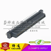 Đầu nối Zi Ling SCSI 80P Chân thẳng 180 độ Nữ thay thế Molex 15-92-1480