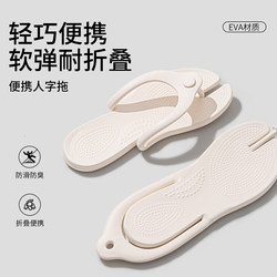 Travel Slippers for Women, Foldable, Portable for Hotel Use, Non-Slip for Bathroom, Swimming, Bathing, Disposable Flip-Flops