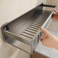 Bathroom Storage Rack, No-Drill Wall-Mounted Shelf for Toilet, Shower Room, Washbasin, and Above the Toilet