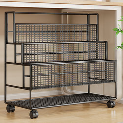 Under-Desk Folder Storage Rack Desk File Storage Box Office Supplies Multi-Layer Large-Capacity Storage Rack Book Stand A4 Paper Information Organizer Newspaper Storage Artifact Leaflet Display Rack