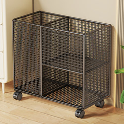 Yoga Mat Storage Basket Household Large-Capacity Wheeled Removable Fitness Equipment Storage Rack Sports Tool Storage Rack