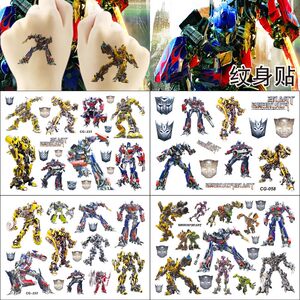 
Transformers Optimus Prime Bumblebee Autobot Boy Birthday Party Sticker Disposable Children Tattoo Sticker