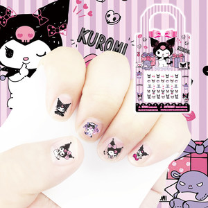 
Kuromi Nail Stickers Children's Waterproof Coromi Toy Makeup Kuromi Stickers Kuromi Nail Art Patch