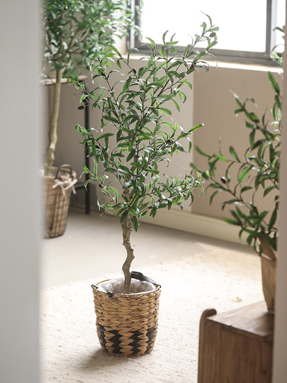 180cm Knstlicher Olivenbaum - Grne Pflanze fr die Dekoration