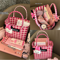 2025 New Summer Hand-Woven Vegetable Basket Bag for Women, Large-Capacity Commuter Bag, Casual Tote Bag, Fashionable and Lightweight