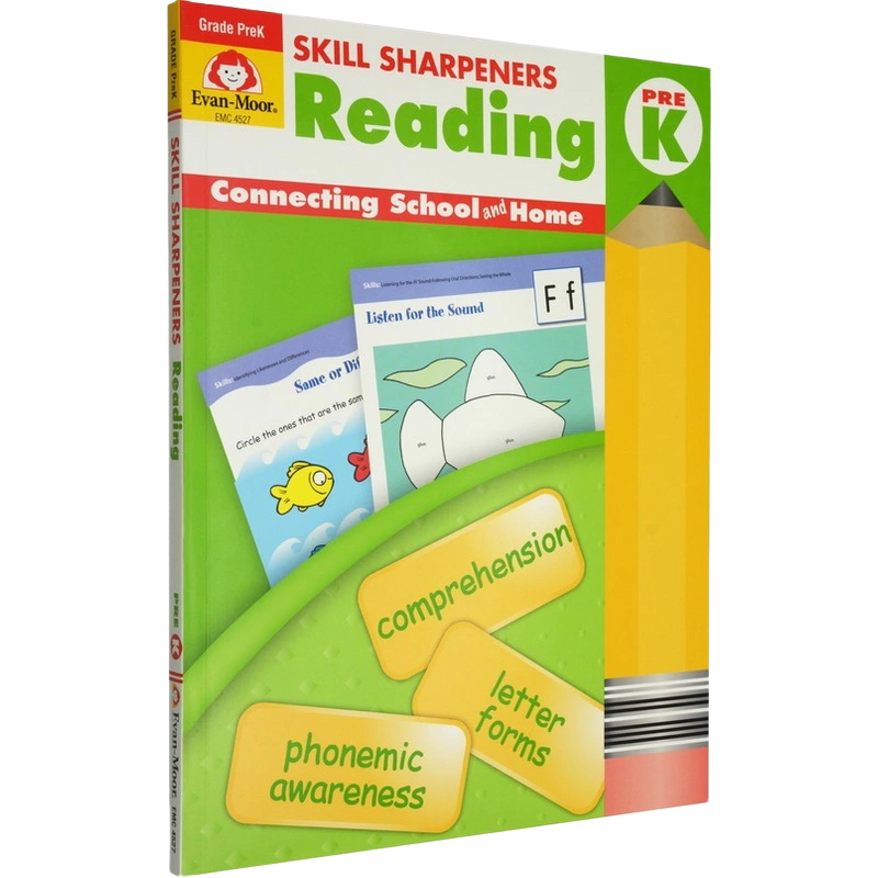 Skill Sharpeners Reading Grade Pre K 美国加州教材幼儿园学前阅读 