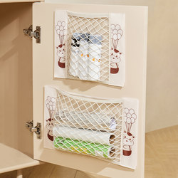 Kitchen Garbage Bag Storage Organizer, Household Plastic Bag Holder, Wall-Mounted Large Capacity Cabinet Door Storage Net Bag