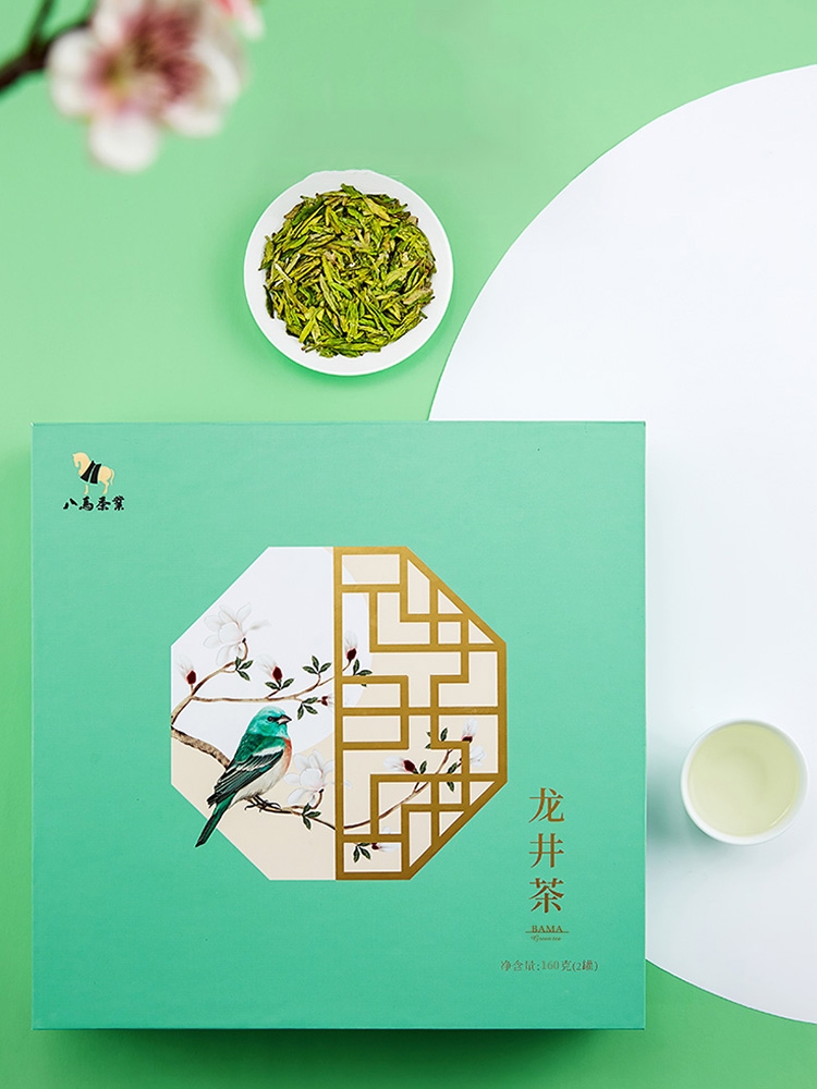 八马 浙江龙井茶特级绿茶礼盒