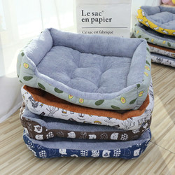 Pet Kennel for All Seasons, Warm Rectangular Kennel for Medium and Large Dogs, Cat Bed, Thickened Cotton Fabric, High Elasticity and Comfortable Nest