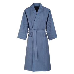 Bathrobe men and women in spring and summer pure Mianfarfu Ge water absorption fast -drying hotel thick couple new yukata autumn and winter robes
