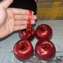 Brand New Material Packaging Rope, Plastic Rope, Packing Rope, Bundling Rope, Tying Rope, Acrylic Rope, Grass Ball Durable Red Rope
