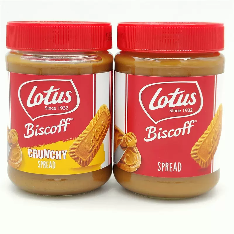 比利时进口lotus和情缤咖时焦糖饼干涂抹酱颗粒幼滑