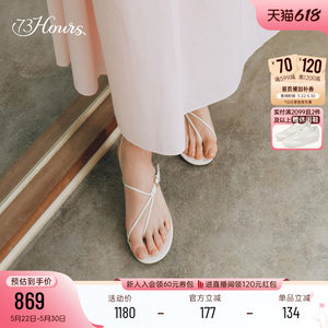 
73hours women's shoes show hits the 2026 summer new fashion temperament one-line high-heeled fashion sandals for women