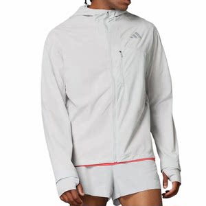 
Adidas ADIZERO HE men's outdoor running hooded woven lightweight breathable jacket JM7900