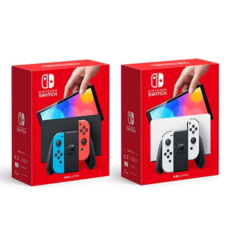 任天堂Switch NS 游戏机主机新款OLED Nintendo 朱紫喷射限定-Taobao