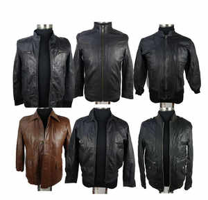 Men's genuine leather jackets, cow and sheepskin jackets, fashionable casual vintage vintage