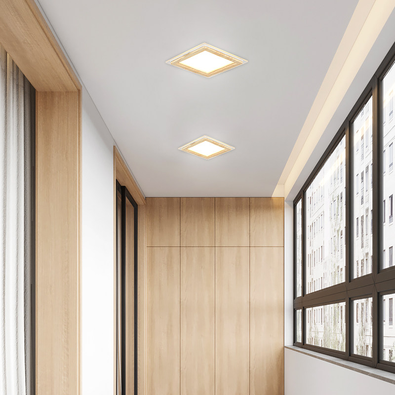 가정용 다운라이트 LED 천장 스포트라이트 5W 매입형 개구부 7.5CM 거실 천장 과녁 구멍 라이트 홀 라이트 심플 라이트 -