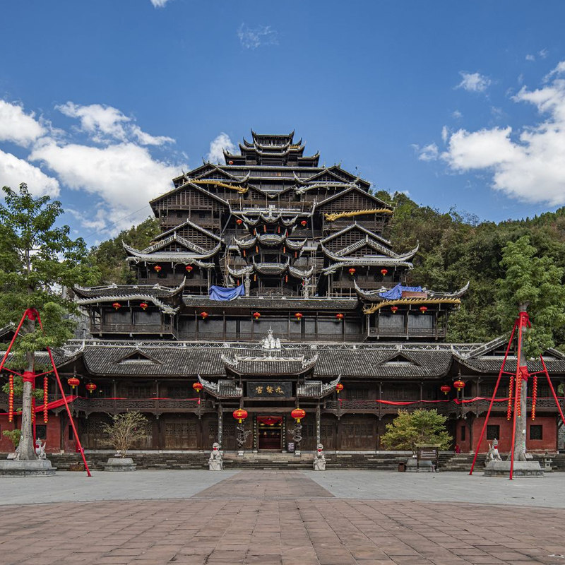 重庆周边旅游游龚滩古镇乌江画廊蚩尤九黎城一日游纯玩8人小团