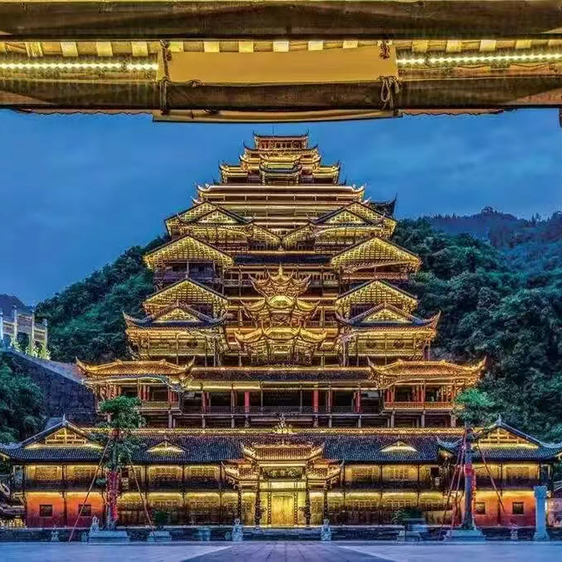 重庆周边旅游游龚滩古镇乌江画廊蚩尤九黎城一日游纯玩8人小团