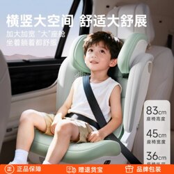 Leti Baby Safety Seat for Cars, Suitable for Children Aged 3 to 12 Years, Smart Ventilated Car Seat for Older Children, Portable