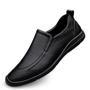 
This year's popular cross-border special offers for men's shoes, toe caps, cowhide loafers, men's foreign trade plus size business
