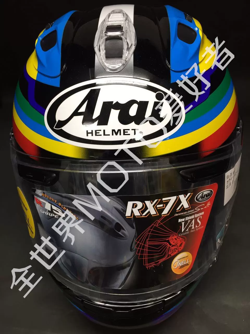 kawi jamele × Arai RX-7X マルチカラー限定ヘルメット 自動車・オートバイ 