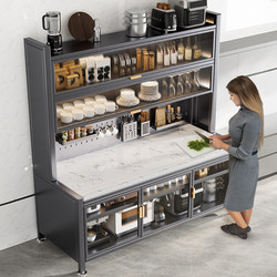 Kitchen Storage Rack Floor Multi-Layer Microwave Oven Shelf Cupboard Multi-Functional Storage Sideboard Storage Cabinet Cabinet Cabinet