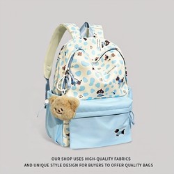 Hong Kong It Hkins Cute School Bag for Junior High School, High School and College Students 2025 New Large-Capacity Travel Backpack