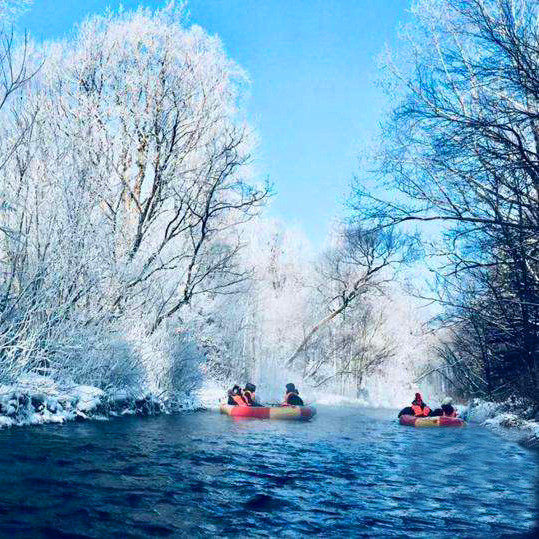 私家团长白山延吉滑雪6天鲁能美憬阁雪山温泉 芬兰玻璃屋水色别墅